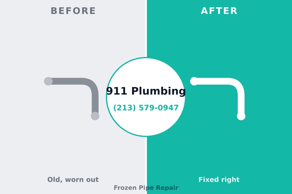 Before and after: plumbing company Alexandria, IN